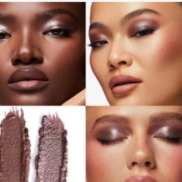 Patrick Ta Still At The Club Major Dimension Eyeshadow Duo brown tan new makeup - Picture 4 of 4